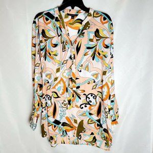 Zac & Rachel l Mulri Colored Long Sleeve Blouse